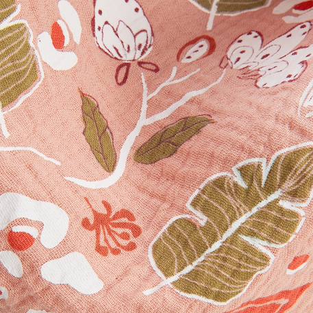 Foulard en gaze de coton mindanao 100 x 100 cm Rose 4 - vertbaudet enfant 