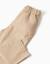 Pantalon baggy en coton facile à enfiler b&s Beige 4 - vertbaudet enfant 