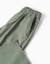 Pantalon baggy en coton facile à enfiler b&s Beige+Vert clair 8 - vertbaudet enfant 