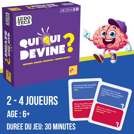 Qui qui devine ? – Le jeu d’énigmes et de déduction pour toute la famille MULTICOLORE 3 - vertbaudet enfant 