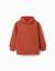 Sweat en coton à capuche et imprimé lanzarote Orange+Vert foncé 1 - vertbaudet enfant 