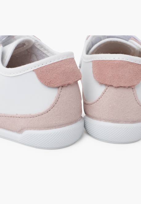 Baskets barefoot combinées Blanc et marine+Blanc et rose 12 - vertbaudet enfant 
