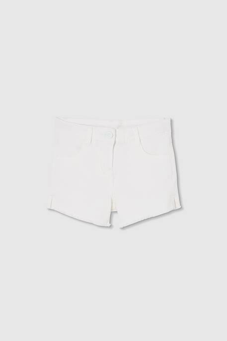 Short en coton Blanc 1 - vertbaudet enfant 
