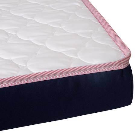 Babysom - matelas bébé - réversible été/hiver - sans traitement chimique - certifié oeko-tex - fabrication française Blanc 1 - vertbaudet enfant 