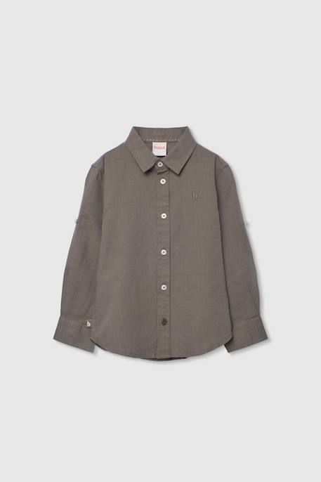Garçon-Chemise-Chemise lin