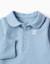 Body en coton avec imprimé sur la poitrine Bleu clair 3 - vertbaudet enfant 