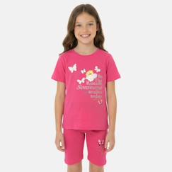 Ensemble fille t-shirt manches courtes et bermuda  - vertbaudet enfant