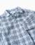 Body-chemise en coton et à carreaux b&s Bleu foncé 3 - vertbaudet enfant 