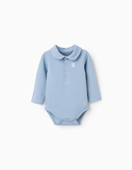 Bébé-Body en coton avec imprimé sur la poitrine