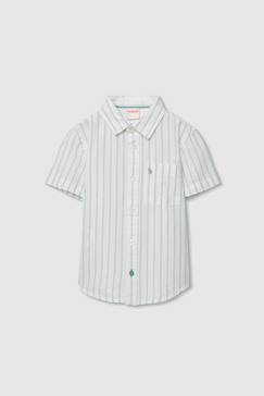 Chemise  en lin rayé  - vertbaudet enfant