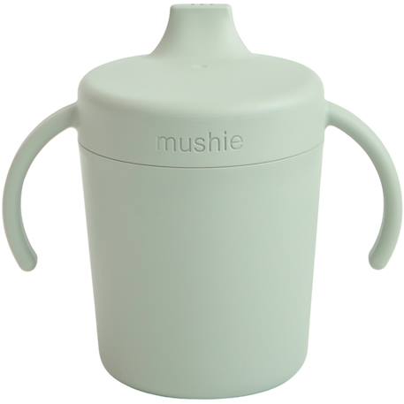 Tasse d'apprentissage en silicone Ecru+Fumée+Rose+Vert d'eau 15 - vertbaudet enfant 