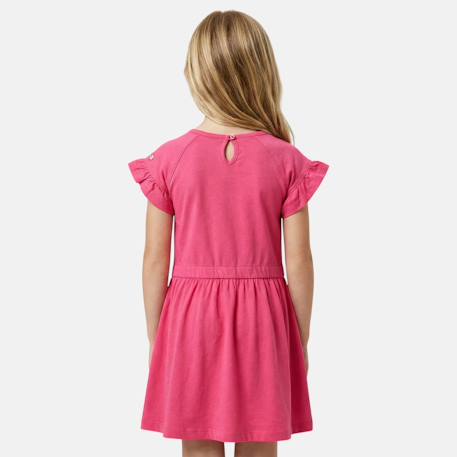 Robe fille manches courtes Fushia+Rose+Saumon 2 - vertbaudet enfant 