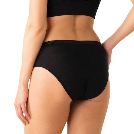 Lot de 2 culottes menstruelles femme Noir+Rose 2 - vertbaudet enfant 
