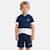 Ensemble  garcon - sweat à capuche manches courtes et bermuda Beige+Gris+Marine+Vert 8 - vertbaudet enfant 