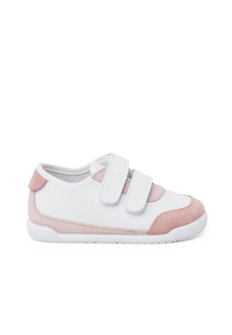 Baskets barefoot combinées Blanc et marine+Blanc et rose 7 - vertbaudet enfant 