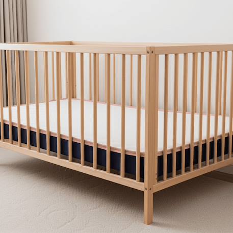 Babysom - matelas bébé - réversible été/hiver - sans traitement chimique - certifié oeko-tex - fabrication française Blanc 3 - vertbaudet enfant 