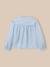Chemise rayée fille - collection junior Rayure bleu/ecru 2 - vertbaudet enfant 