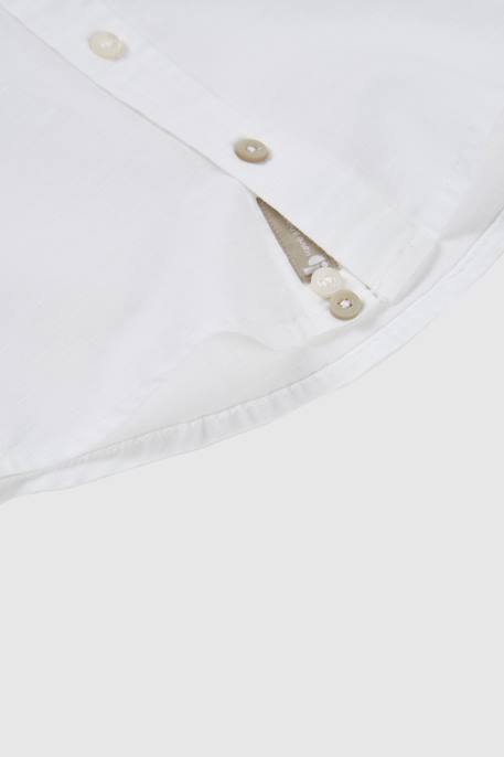 Chemise lin Blanc 4 - vertbaudet enfant 
