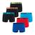 Lot de 6 boxers garçon ecopack trio choc Noir - Vert - Bleu+Noir-bleu-rouge+Noir-noir-noir-bleu-rouge-turquoise 10 - vertbaudet enfant 