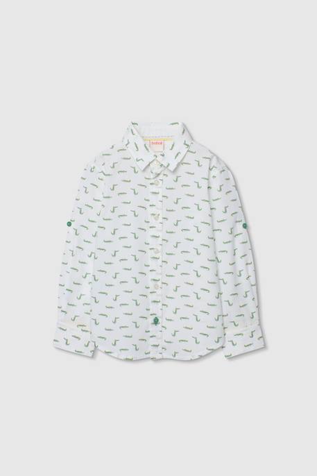 Garçon-Chemise-Chemise  imprimé crocodile