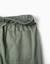 Pantalon baggy en coton facile à enfiler b&s Beige+Vert clair 7 - vertbaudet enfant 