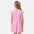 Robe fille manches courtes Fushia+Rose+Saumon 5 - vertbaudet enfant 