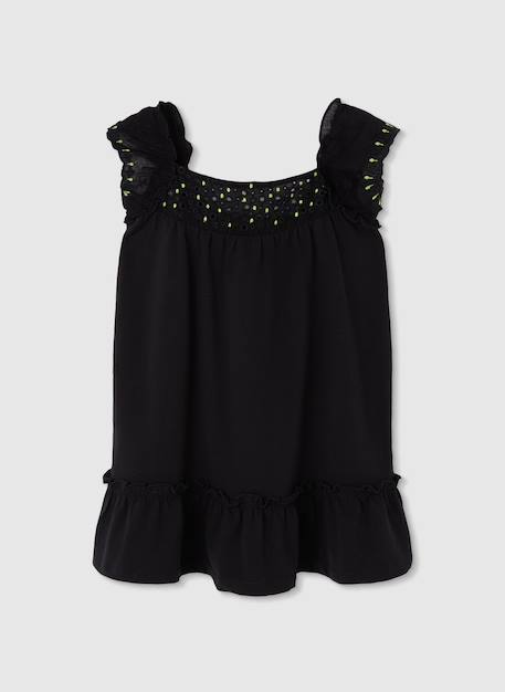 Robe en maille Noir 1 - vertbaudet enfant 