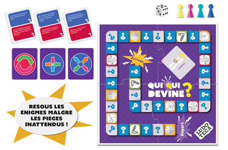 Qui qui devine ? – Le jeu d’énigmes et de déduction pour toute la famille MULTICOLORE 2 - vertbaudet enfant 