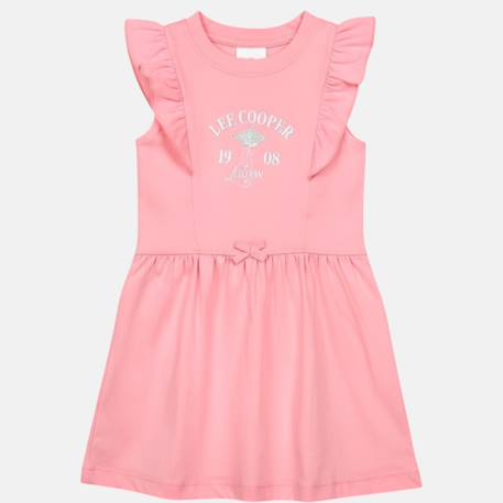 Robe fille manches courtes Bleu+Jaune+Kaki+Rose 12 - vertbaudet enfant 