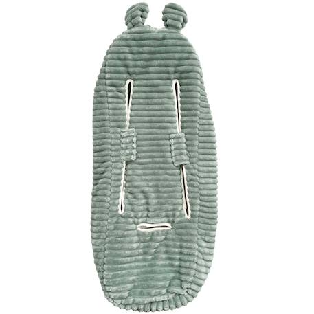 Chancelière d'hiver plushy cuban sand Ecru+Vert minéral 10 - vertbaudet enfant 