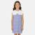 Robe fille manches courtes Blanc+Bleu+Rouge 4 - vertbaudet enfant 