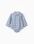 Body-chemise en coton et à carreaux b&s Bleu foncé 1 - vertbaudet enfant 