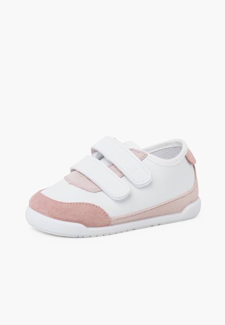 Baskets barefoot combinées Blanc et marine+Blanc et rose 8 - vertbaudet enfant 