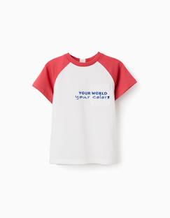 -T-shirt en coton avec imprimé colors