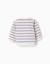 Sweat en coton à rayures Blanc 2 - vertbaudet enfant 