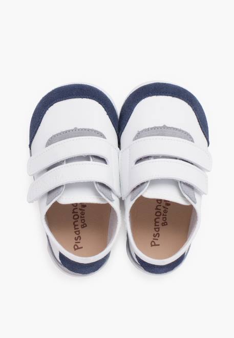 Baskets barefoot combinées Blanc et marine+Blanc et rose 5 - vertbaudet enfant 