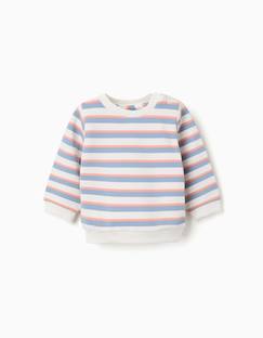 -Sweat en coton à rayures