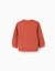 Sweat en coton à imprimé volcanic island Orange+Vert foncé 2 - vertbaudet enfant 