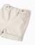 Body rayé + short en sergé Beige clair 4 - vertbaudet enfant 