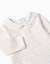 Body à manches longues et motif floral Blanc 3 - vertbaudet enfant 
