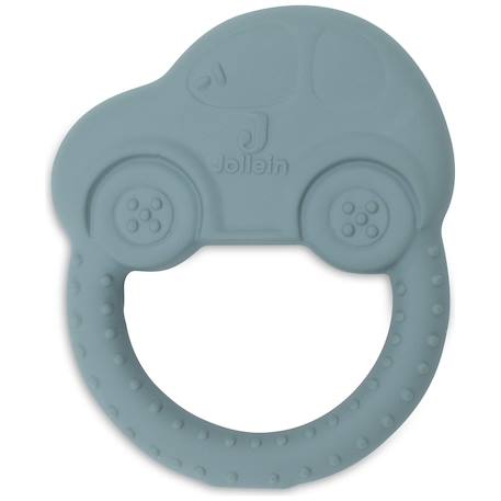 Anneau de dentition en caoutchouc on the go Bleu 1 - vertbaudet enfant 