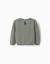 Pull en maille ajourée de coton b&s Vert clair 2 - vertbaudet enfant 