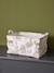 Bac de rangement rectangle esprit toile de jouy Bleu+Rose+Vert 5 - vertbaudet enfant 