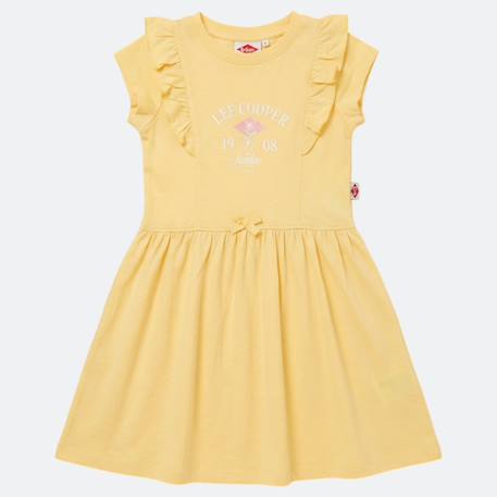 Robe fille manches courtes Bleu+Jaune+Kaki+Rose 6 - vertbaudet enfant 