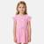 Robe fille manches courtes Fushia+Rose+Saumon 4 - vertbaudet enfant 