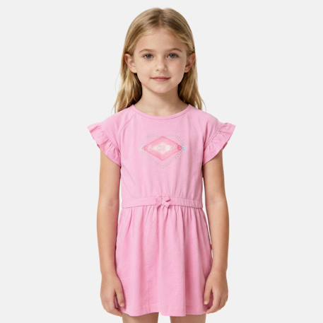 Fille-Robe fille manches courtes