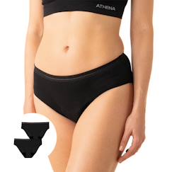 Vêtements de grossesse-Lot de 2 culottes menstruelles femme