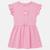 Robe fille manches courtes Fushia+Rose+Saumon 6 - vertbaudet enfant 
