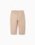 Pantalon baggy en coton facile à enfiler b&s Beige 2 - vertbaudet enfant 