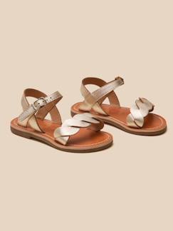 Chaussures-Sandales tressées  en cuir